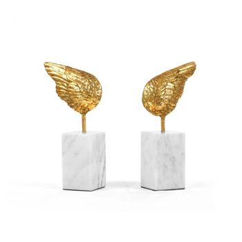 Wings Statue, Gold