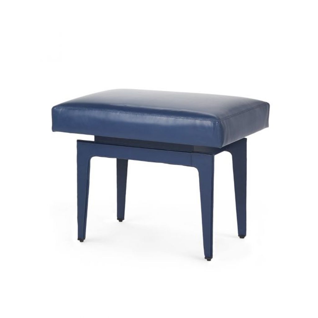 Preview image for Winston Stool, Navy Blue Leather