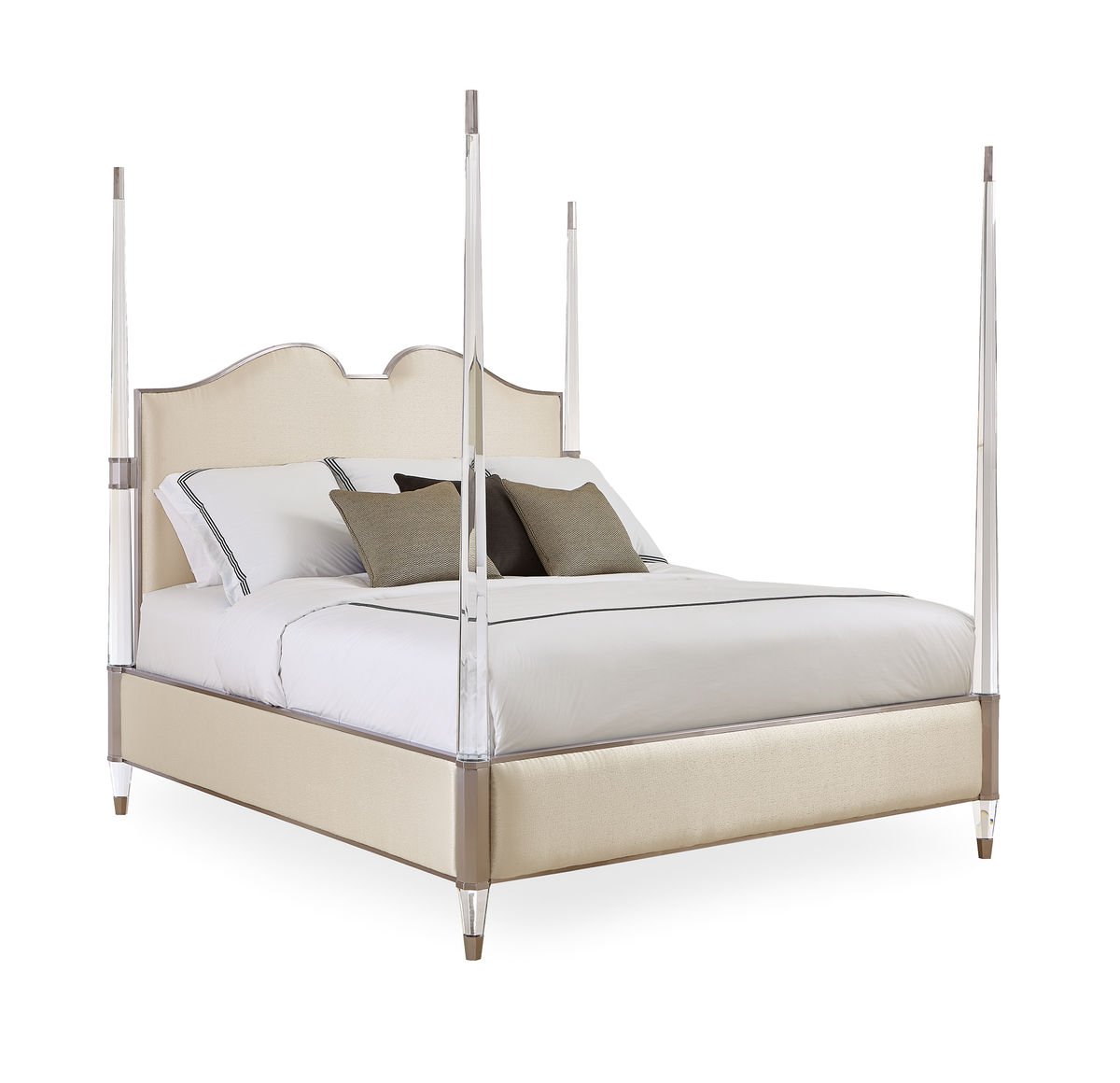 Acrylic Four Poster Bed - King