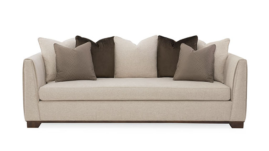 Preview image for Bench Cushion Sofa With Plinth Base