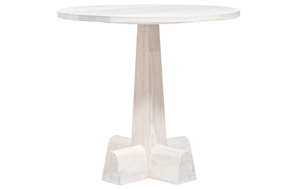 Camellia Round Side Table, Oak