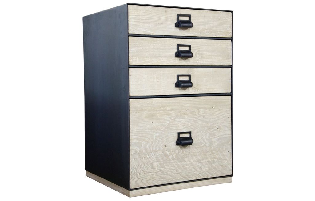 Preview image for Dashing 4 Drawer Reclaimed Lumber, W/File
