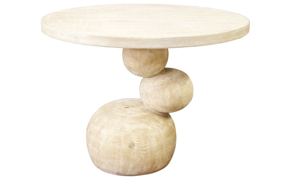 Preview image for Reclaimed Lumber Boulder Breakfast Table