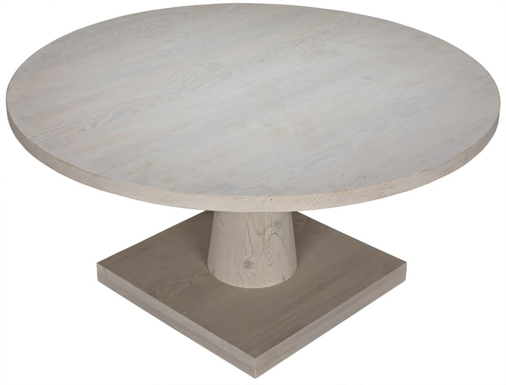 White Wash Reclaimed Lumber Dining Table (60"W x 30"D)