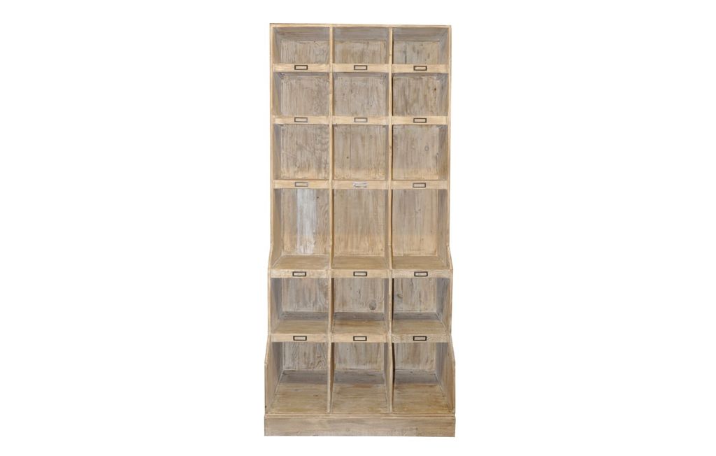 Reclaimed Lumber Wine Cabinet