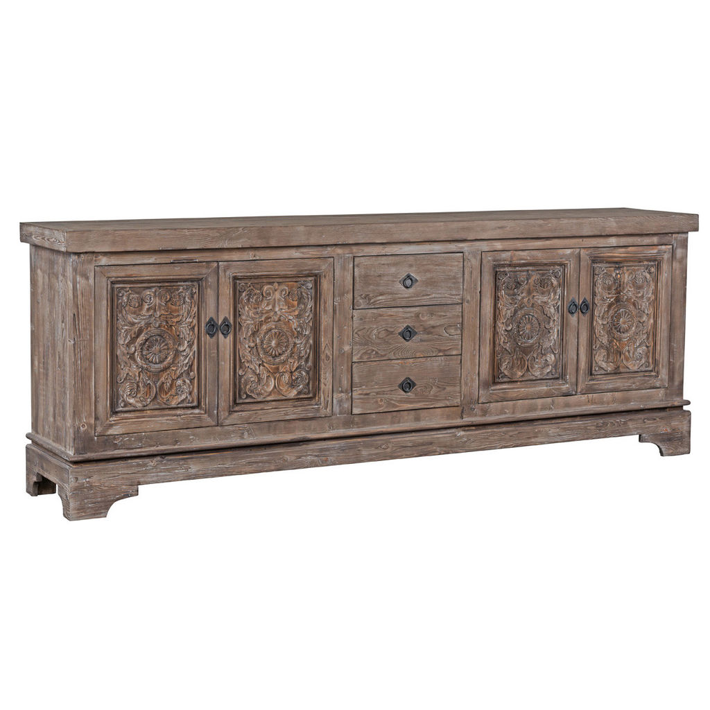 Amita 3Dwr 4Dr Sideboard Misty Mocha