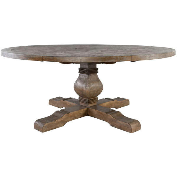 Caleb Round Dining Table 72" Desert