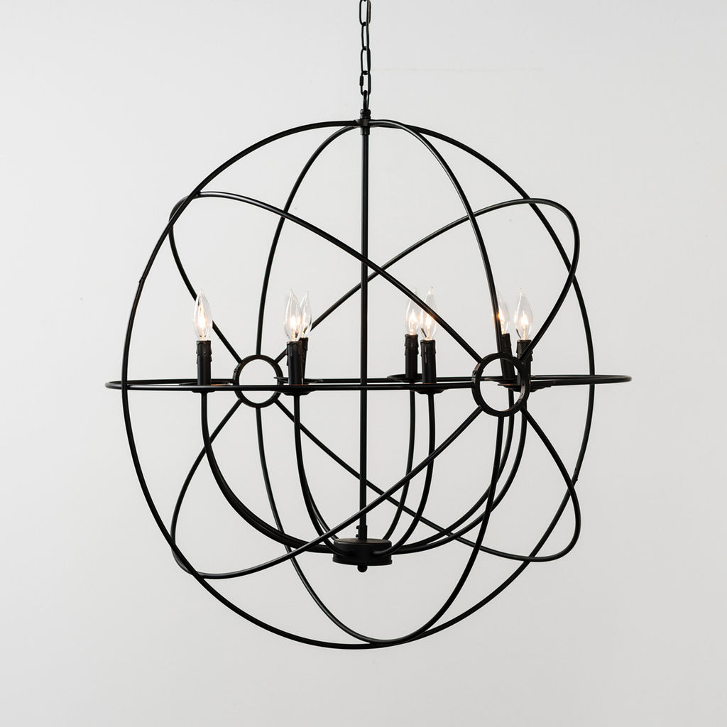Derince Iron Chandelier Large