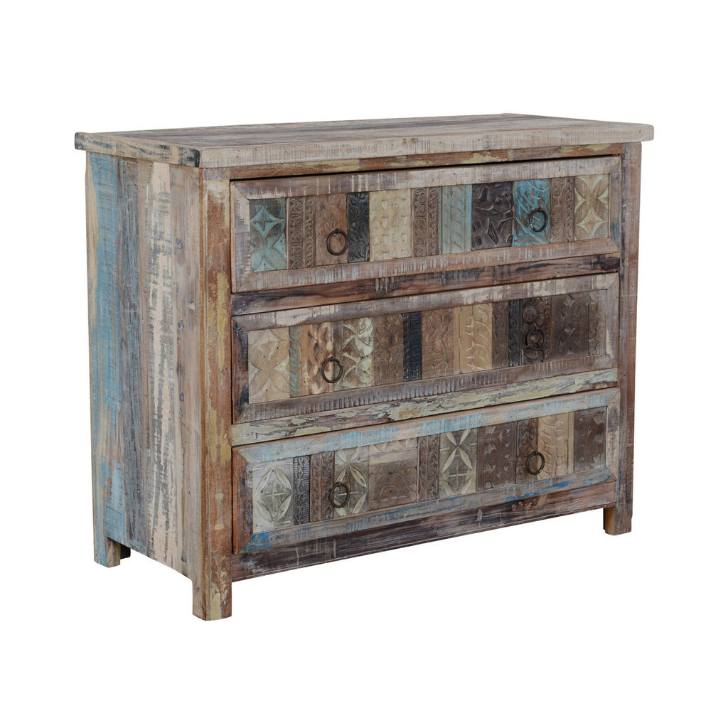 Vintage Print Block 3Dwr Chest Sfk