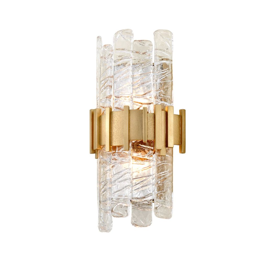 Icy Textured Wall Sconce