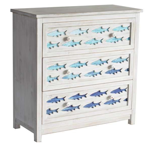 31.9X14X32" 3 Dr Lasercut Chest, 1 Pk/11.88'