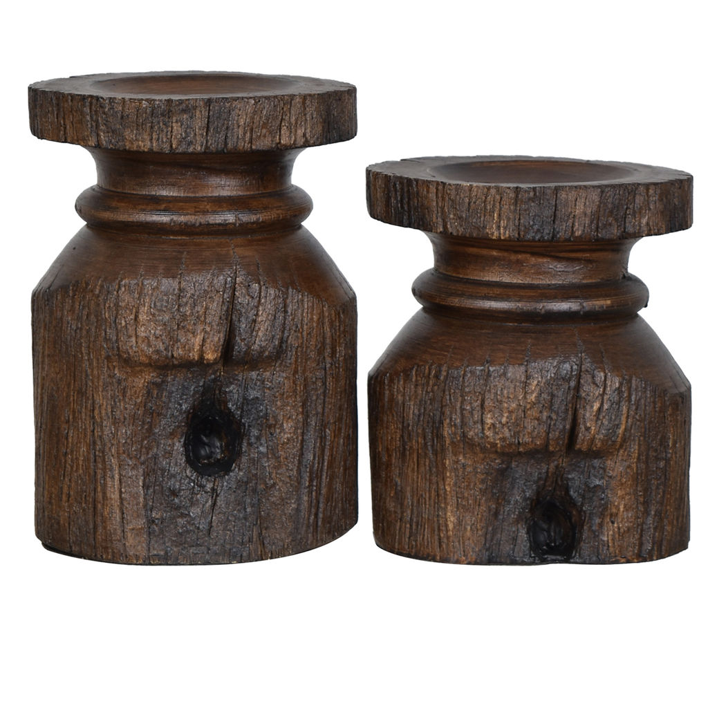 Barn Post Candleholders