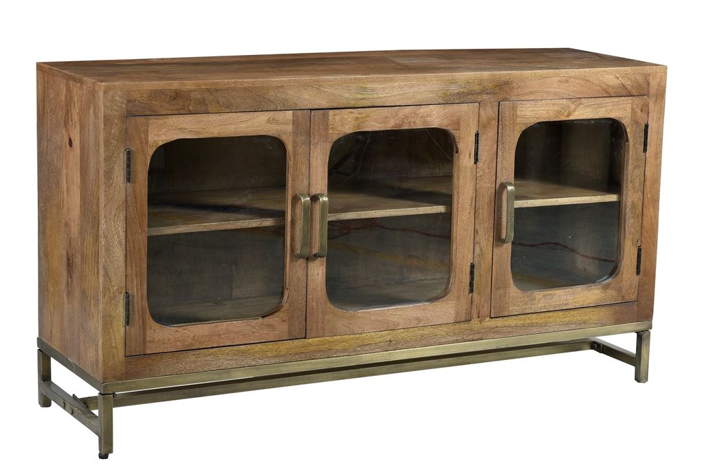 Preview image for Bengal Manor Mango Wood 3 Door Apollo Sideboard