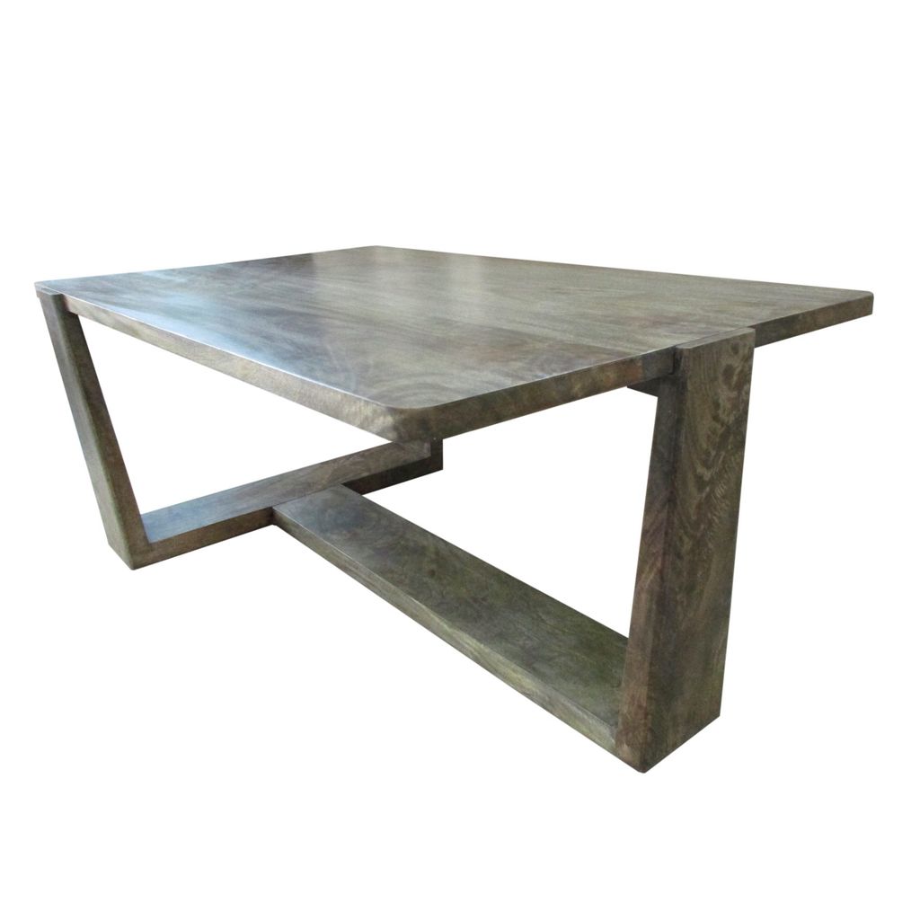 Preview image for Bengal Manor Mango Wood Tri-Leg Rectangle Cocktail Table