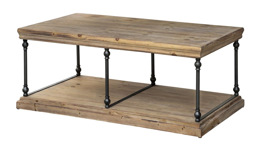 Preview image for La Salle Metal And Wood Cocktail Table