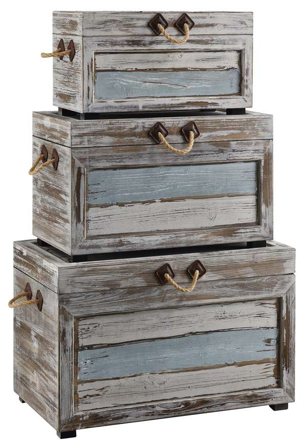 Nantucket Weathered Wood Trunks