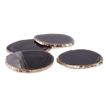 Andre Coasters in Black - Set of 4