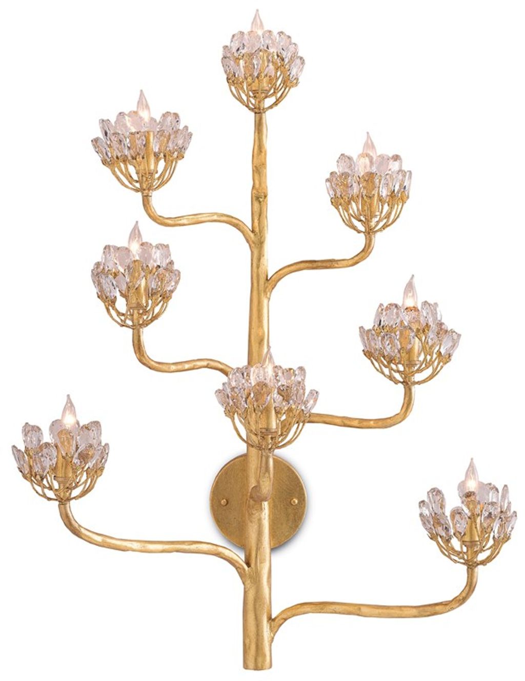 Preview image for Agave Americana Gold Wall Sconce