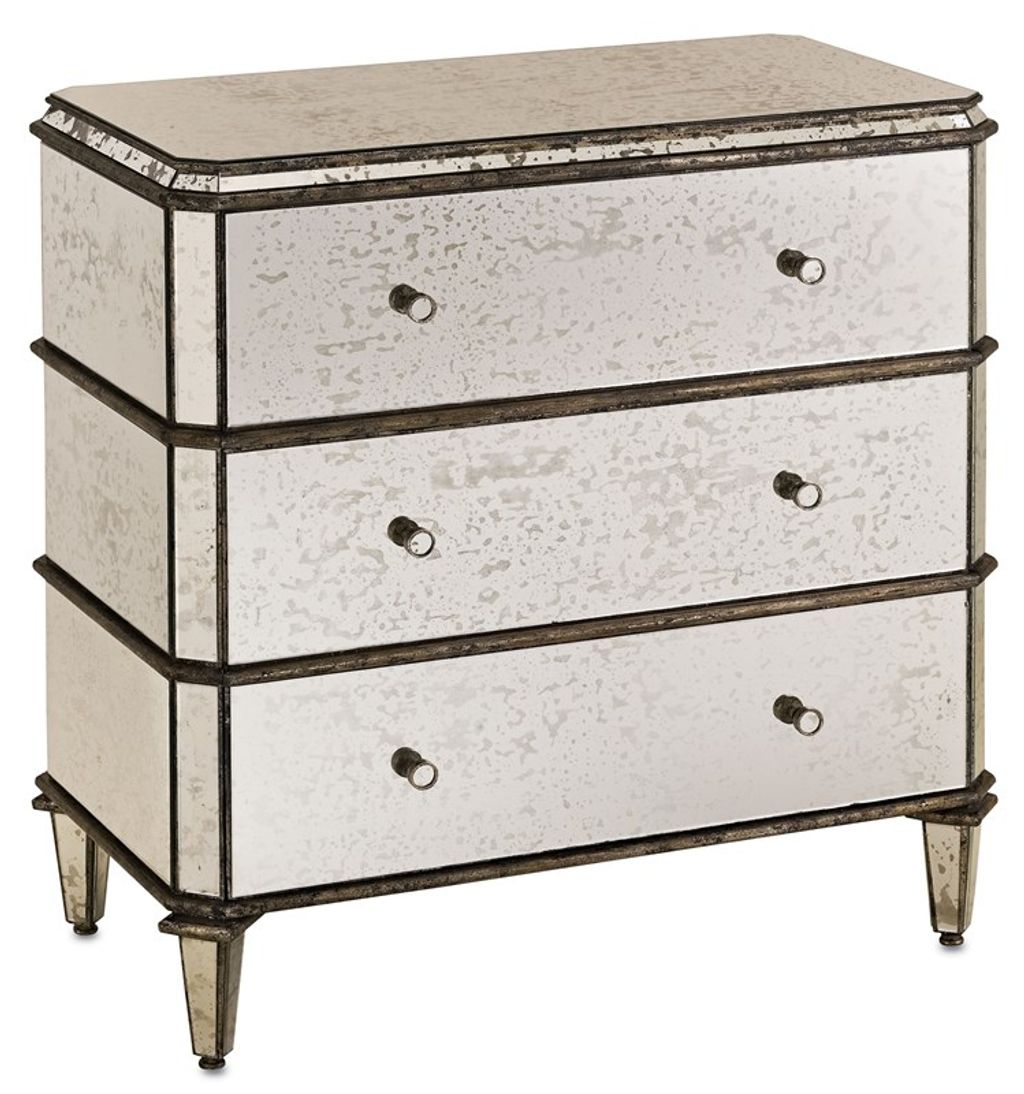 Preview image for Mira Antiqued Mirror Chest