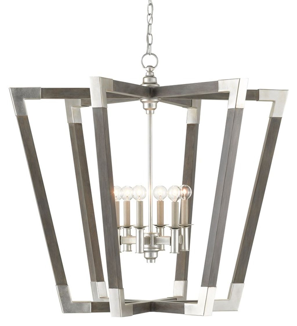 Large Gray Chandelier