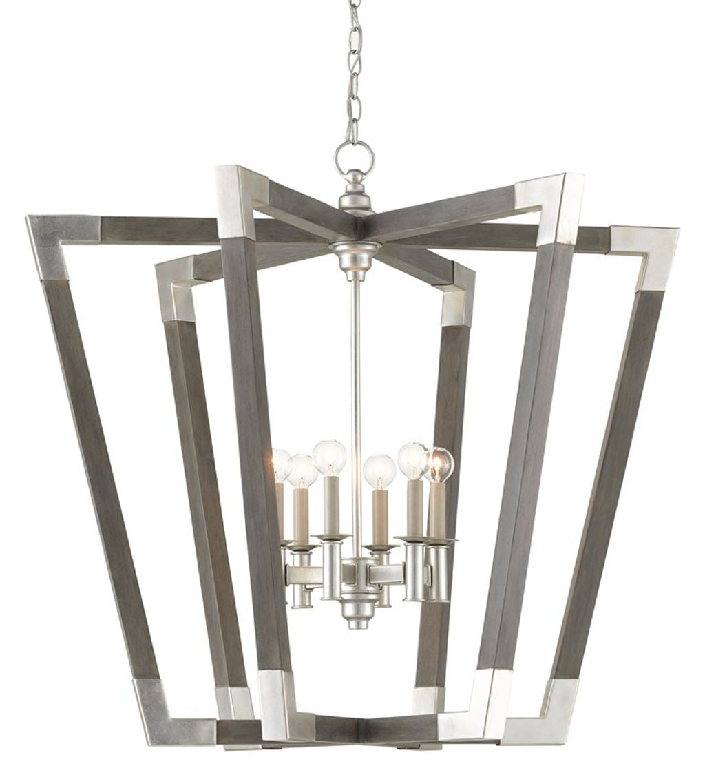 Large Gray Chandelier