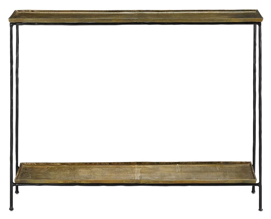 Boyles Brass Console Table