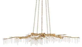 Canopy Chandelier, Gold