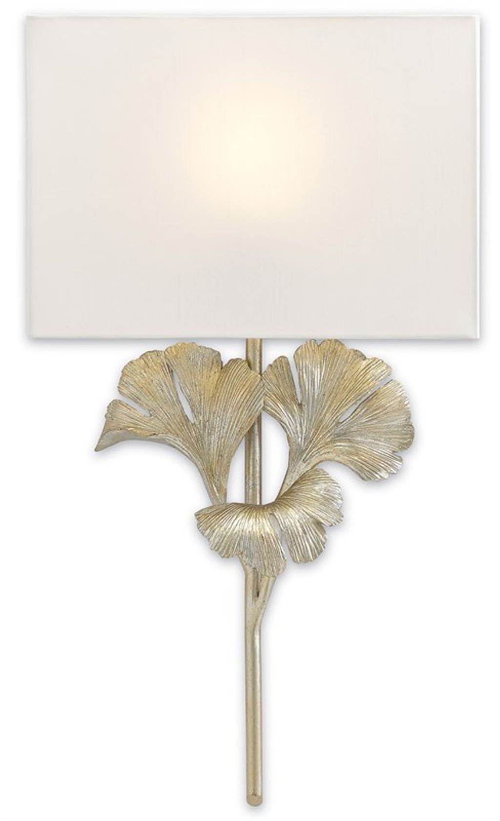 Preview image for Gingko Silver Wall Sconce