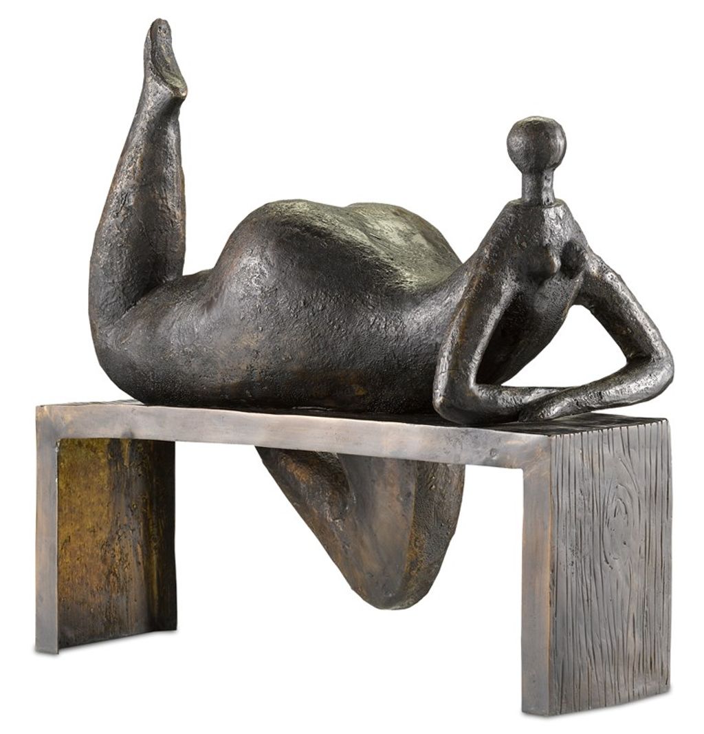Preview image for Reclining Figure Bronze Sculpture