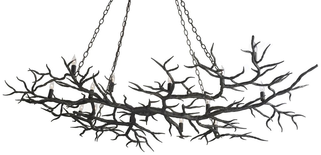 Preview image for Rainforest Bronze Chandelier