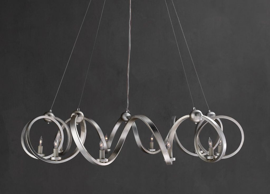 Ringmaster Silver Chandelier