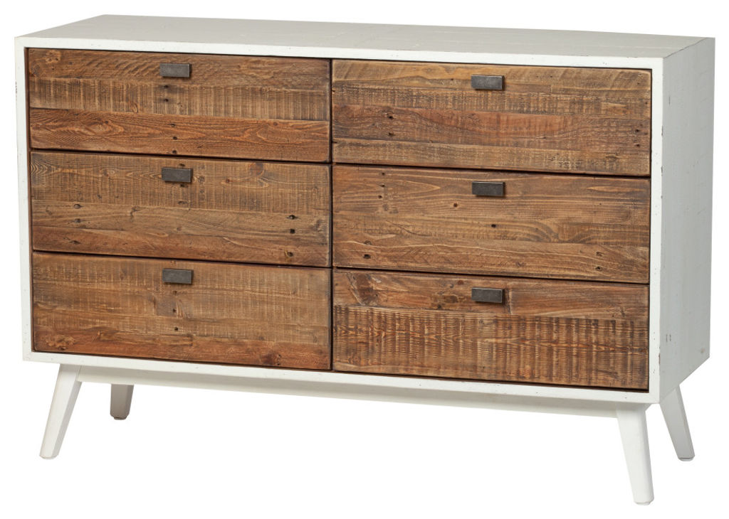 Preview image for Ana Six Drawer Dresser, Farmhouse White
