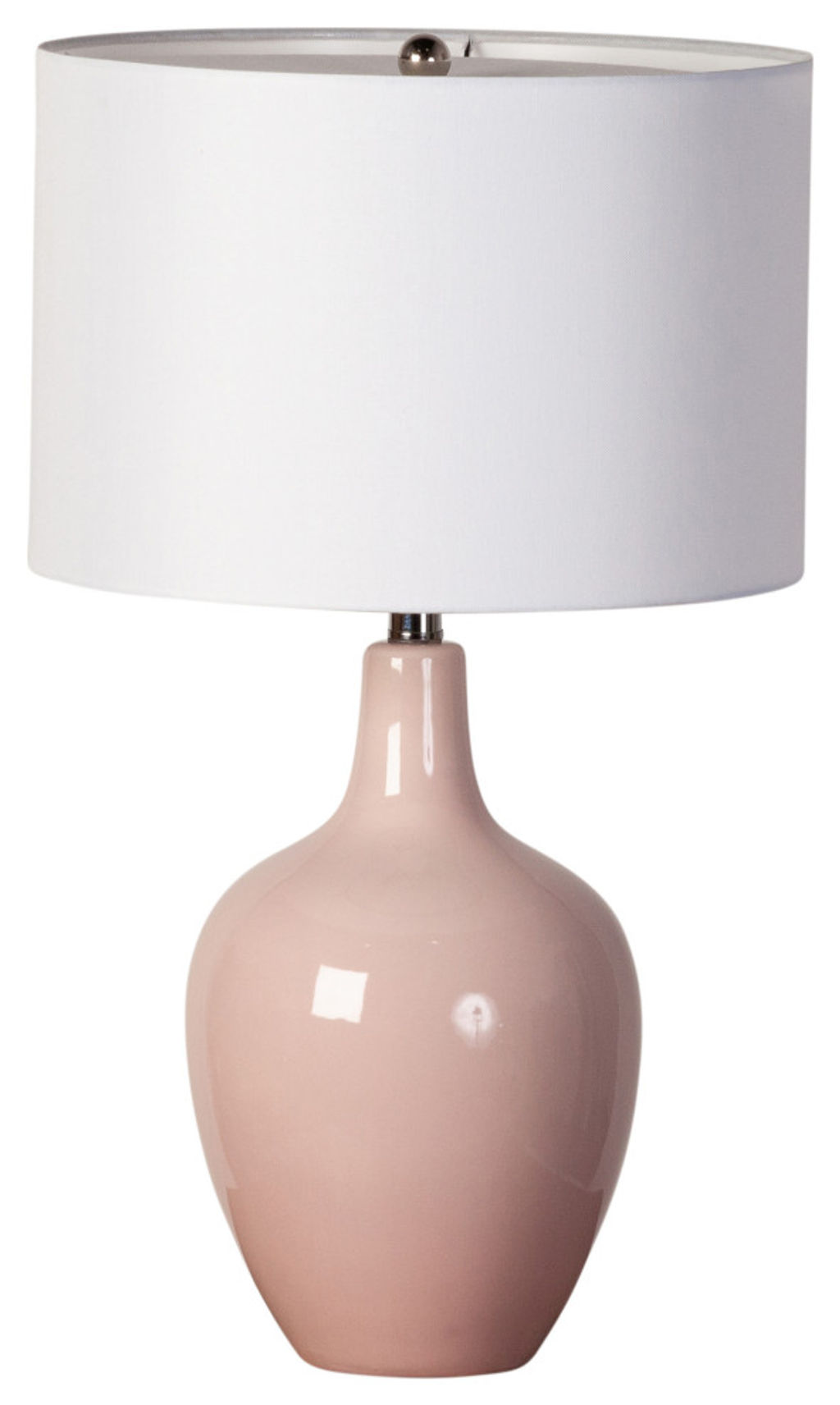 Preview image for Ceramic Table Lamp, Blush Pink