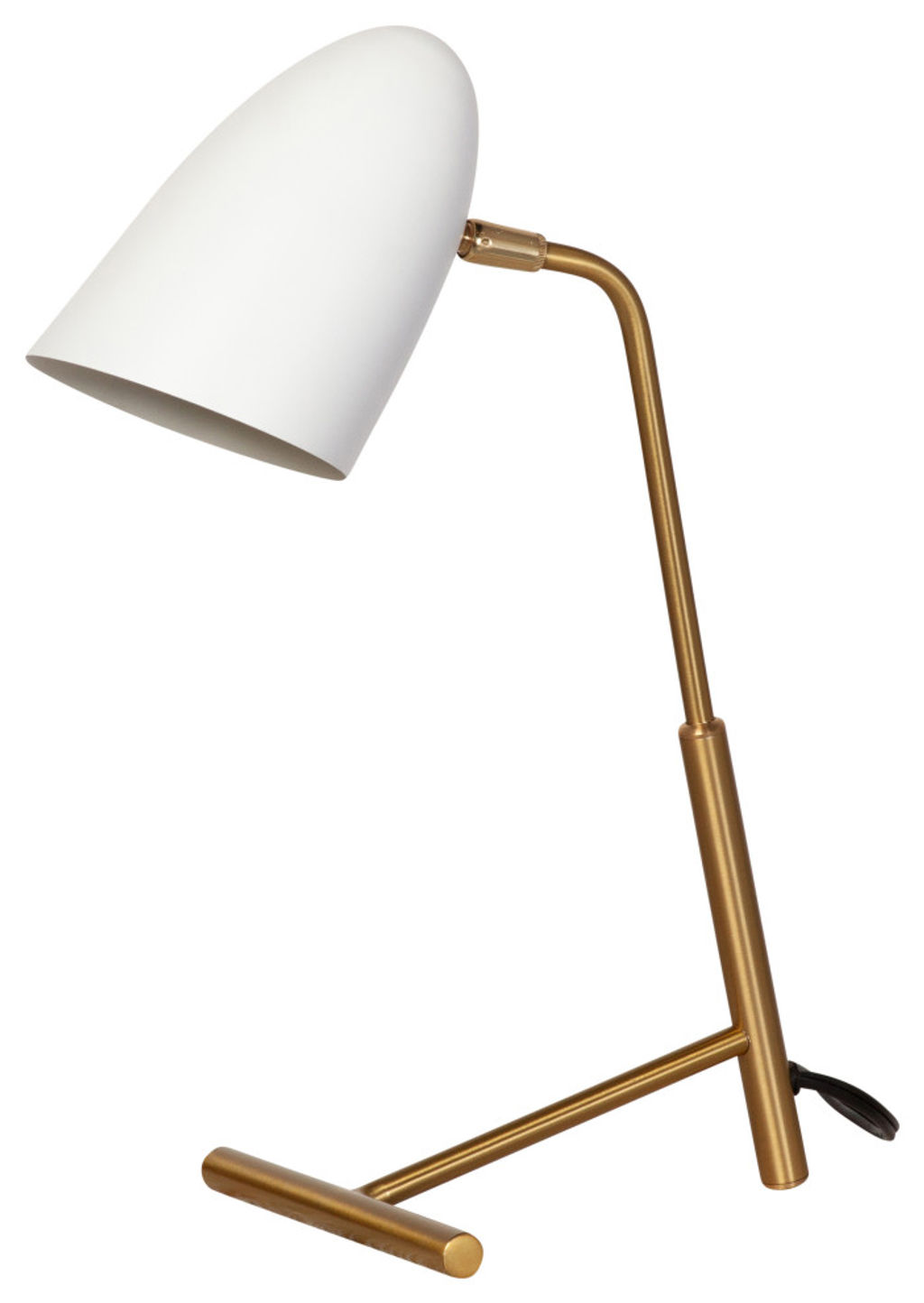 Preview image for Curvilinear Table Lamp, Matte White