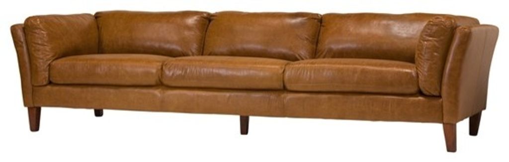 Preview image for 4 Seat Leather Sofa 106"