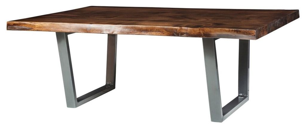 Preview image for Jacobean Finish Live Edge North American Walnut Coffee Table, 48"