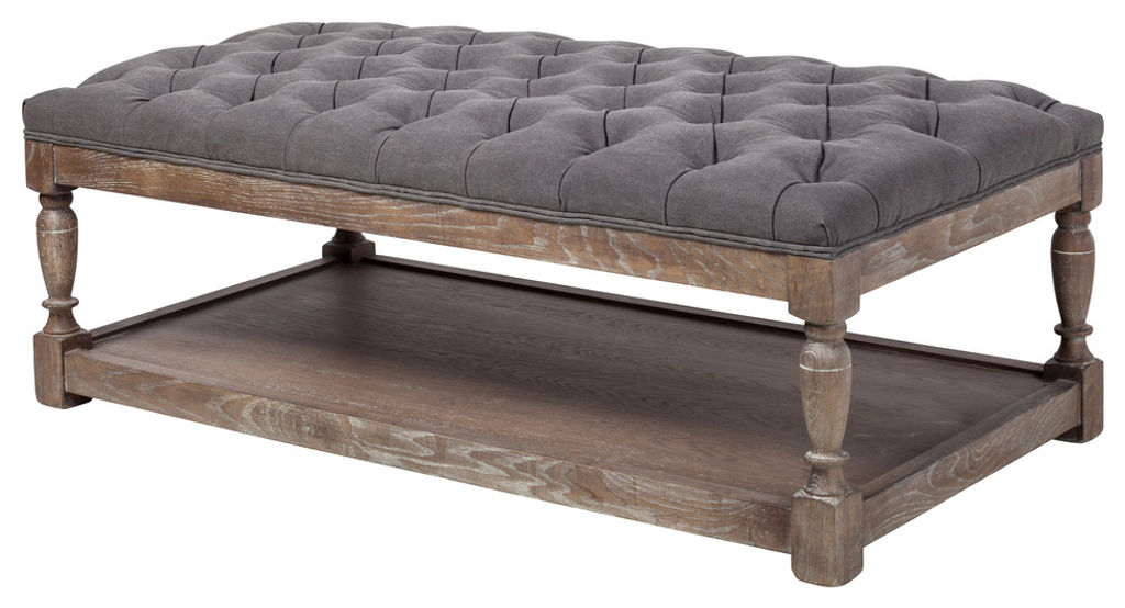 Preview image for Sophie Rectangle Ottoman, Frost Gray