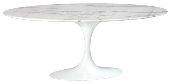 Tulip Marble Coffee Table, 42"