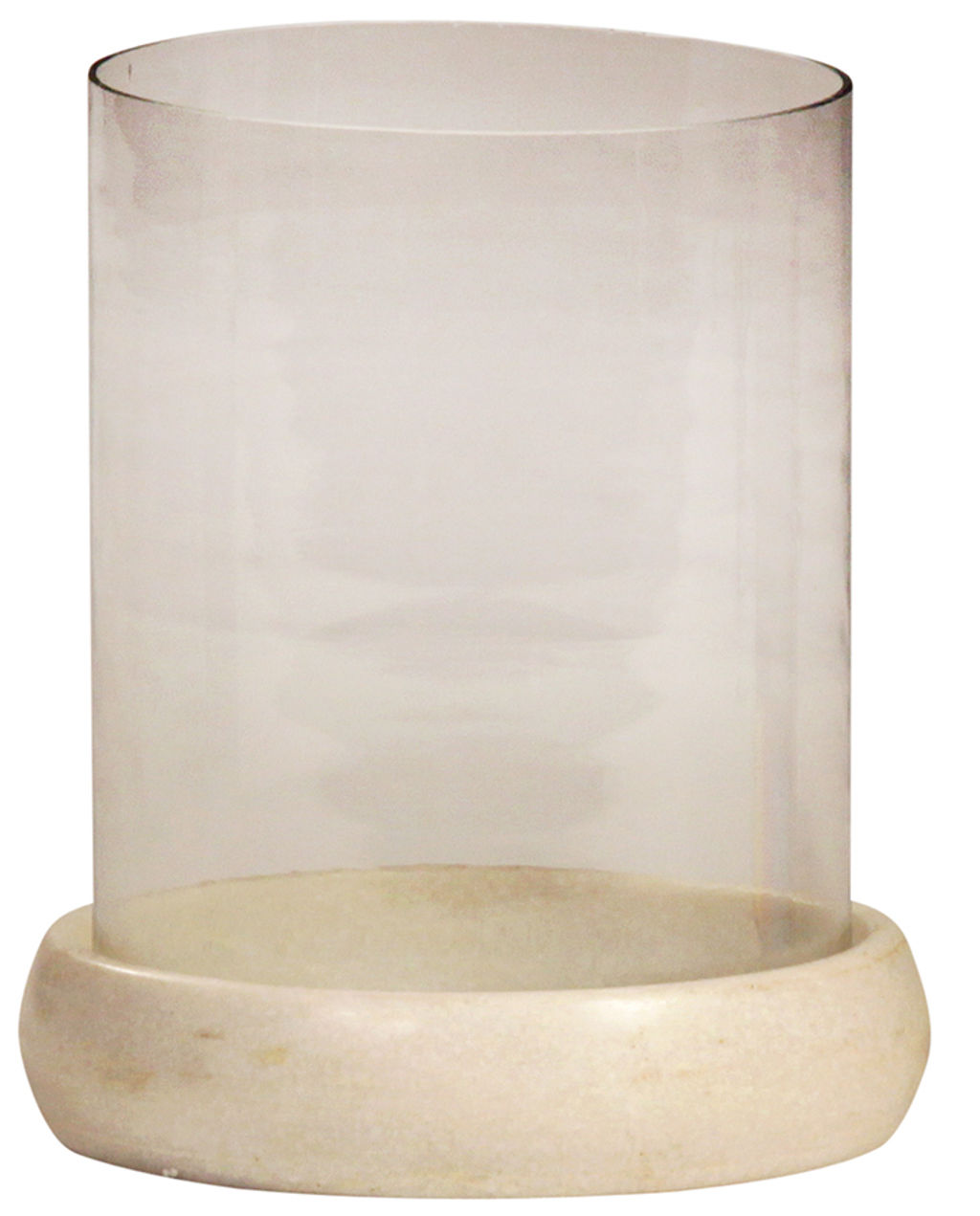 Glass Hundi With Base Medium