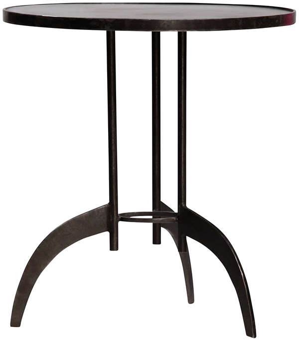 Round metal Side table