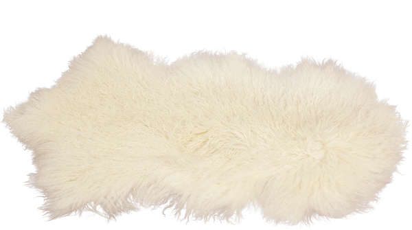 Mohair Rug White