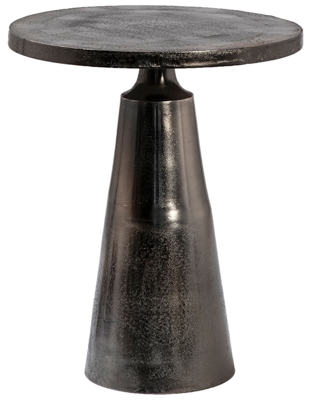 Aluminum Black Nickel Sidetable (20"D)