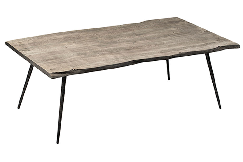 Wood/Iron Coffee Table