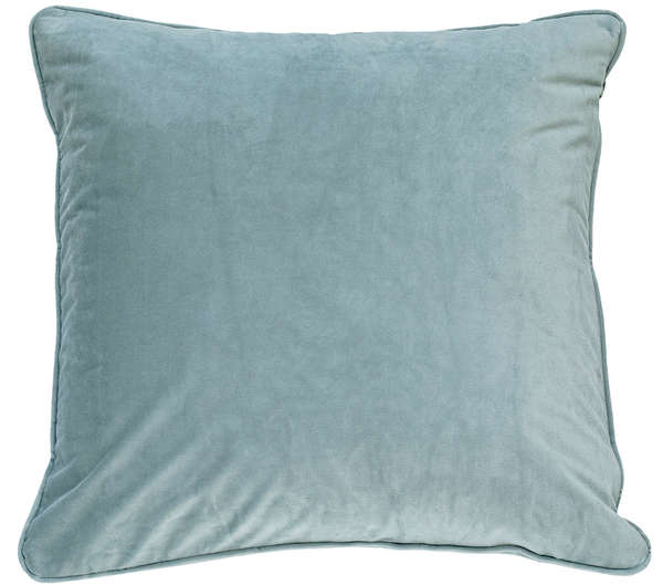 Sky Blue Velvet Pillow 20" Square