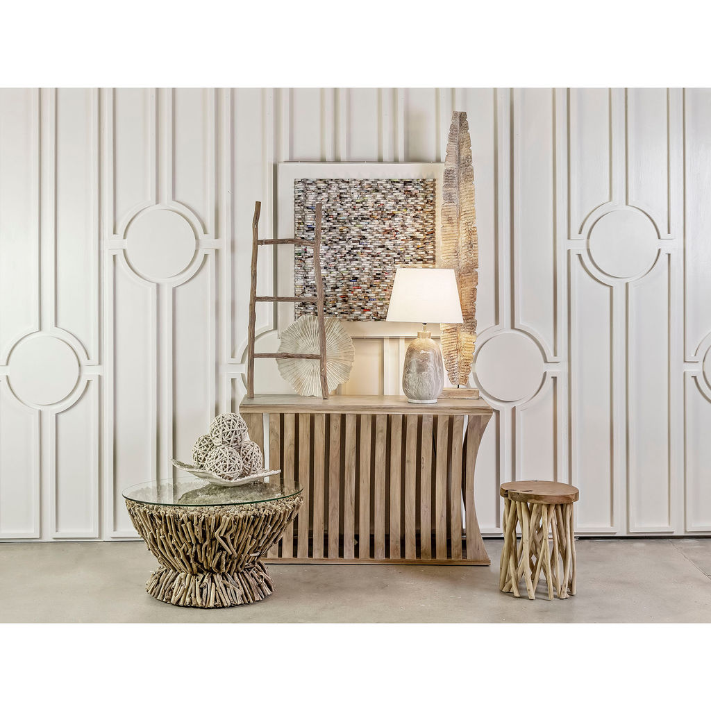 Bookend Wall Decor In White And Multi