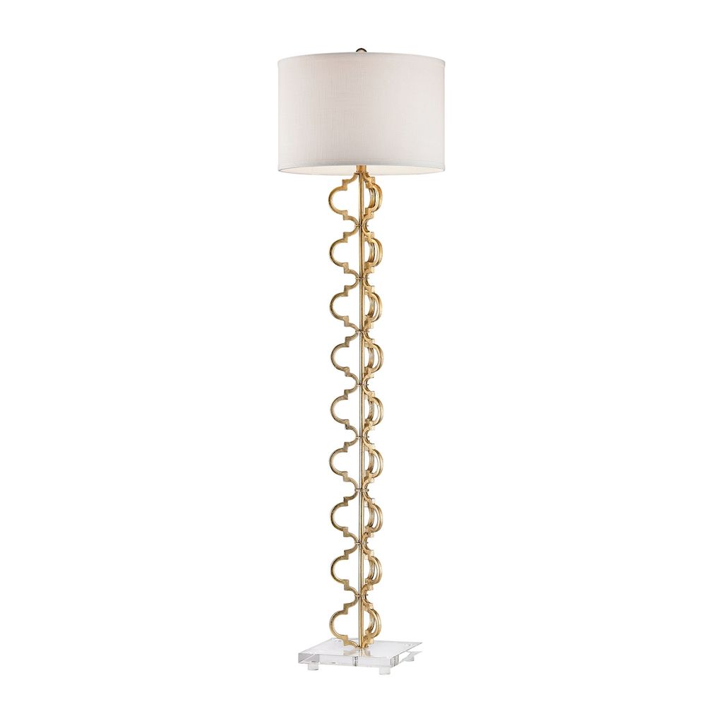 Preview image for Castile Floor Lamp In Gold Leaf