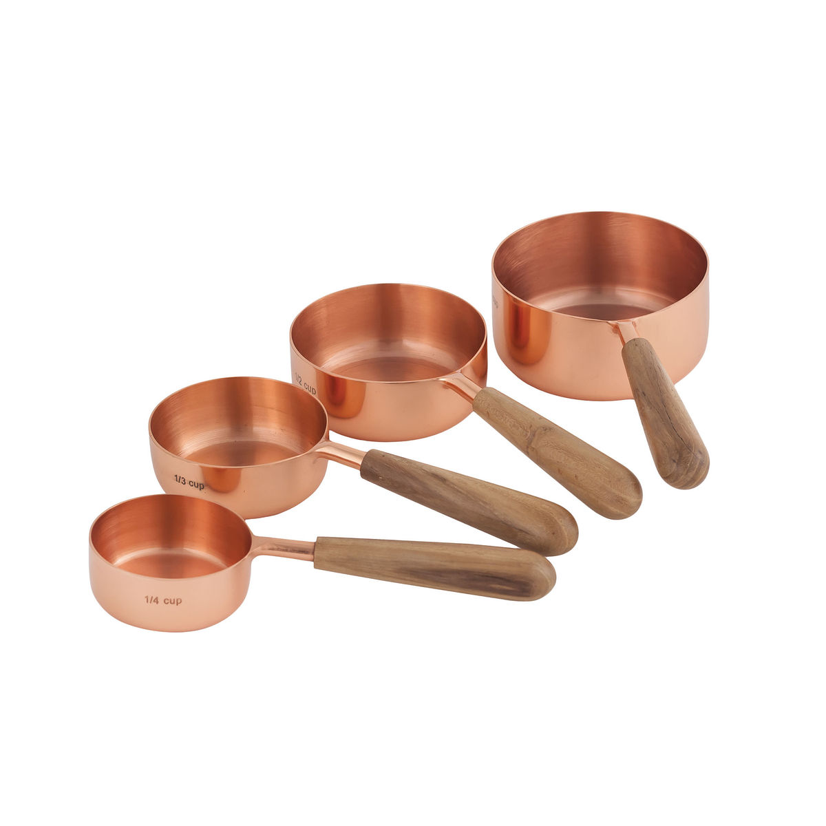 Coppersmith Set Of 4 Measuring Cups