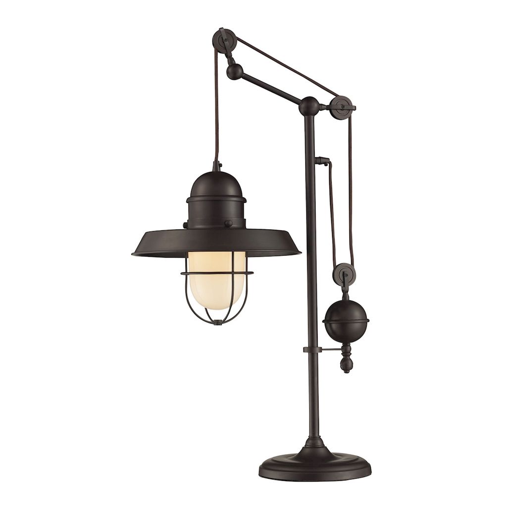 Preview image for Farmhouse Adjustable Table Lamp In Oil Rubbed Bronze
