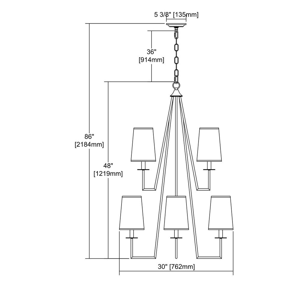 Nico 8-Light Chandelier