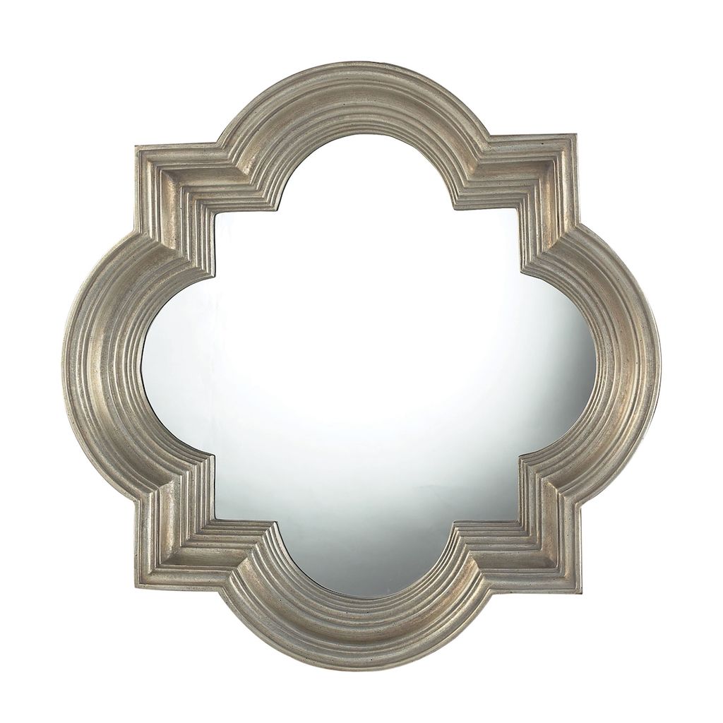 Living Room Mirror, Silver Leaf